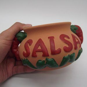 RARE Terra Cota Salsa Bowl